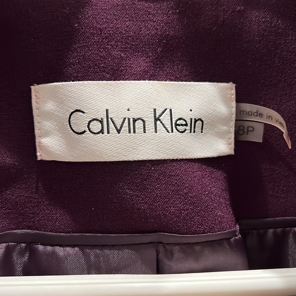 Calvin Klein Purple Women’s Blazer - Picture 2 of 4